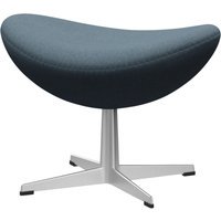 Fritz Hansen Das Ei Voetbank - ReWool 768 naturel/lichtblauw - aluminium