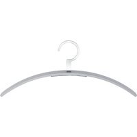 Schönbuch 0130. Kleerhanger - steengrijs - Haak chroom glanzend