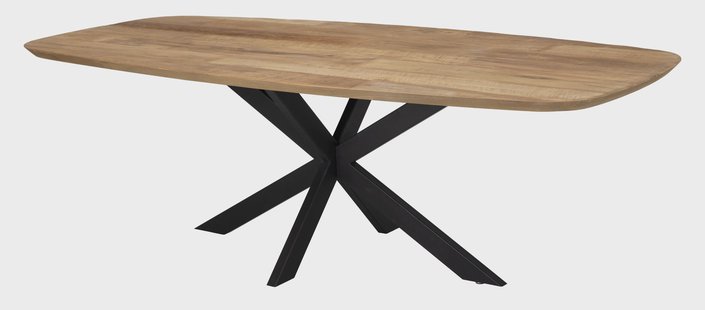 DTP Home Deens Ovale Eettafel 'Evo' Teakhout, 240 x 110cm