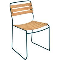 Fermob SURPRISING Stoel Teak - 21 acapulcoblauw