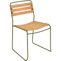Fermob SURPRISING Stoel Teak - D3 Pesto