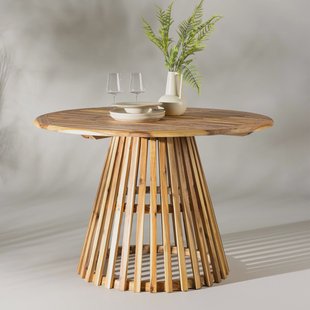 Nohr Ronde Tuintafel 'Lanay' Acaciahout, 120cm