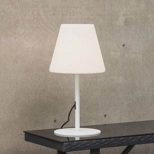 Nohr Outdoor Solar Tafellamp 'Suleiman' 52cm, kleur Wit