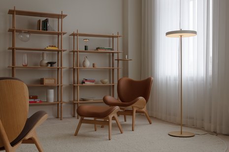 UMAGE A Conversation Piece fauteuil - eiken - Leder Hope cognac