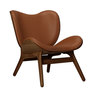 UMAGE A Conversation Piece fauteuil - eiken donker - Leder Hope cognac