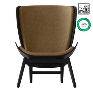 UMAGE The Reader fauteuil - eiken zwart - sugar brown
