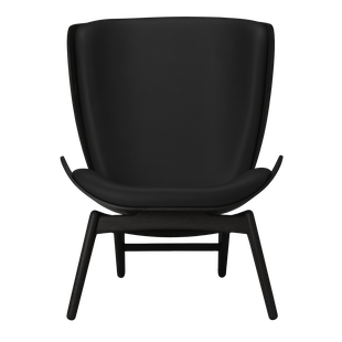 UMAGE The Reader fauteuil - eiken zwart - Leder Hope black
