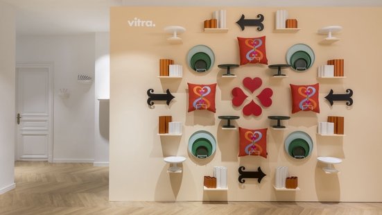Vitra High Tray - mintgroen