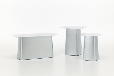 Vitra Metal Side Table Outdoor - L - verzinkt