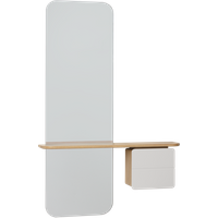 UMAGE One More Look spiegel - mist - Eiken