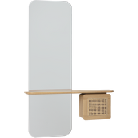 UMAGE One More Look spiegel - Venetiaans riet - Eiken donker