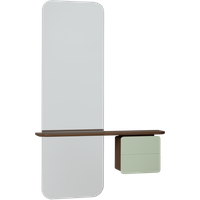 UMAGE One More Look spiegel - olive - Eiken donker