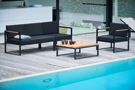 Jan Kurtz Lux Lounge salontafel - zwart