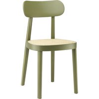 Thonet 118 stoel - Beuken olijfgroen gebeitst