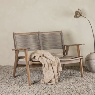 Nohr 2-zits Tuinbank 'Shaelynn' Acaciahout, 120cm