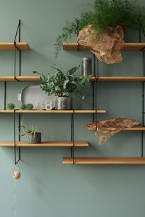 Studio Hausen Link Ophangsysteem 2  - zwart - Eiken