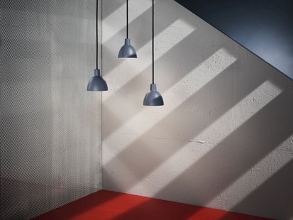 Louis Poulsen Toldbod 120 Hanglamp - lichtgrijs - Ø 12 cm