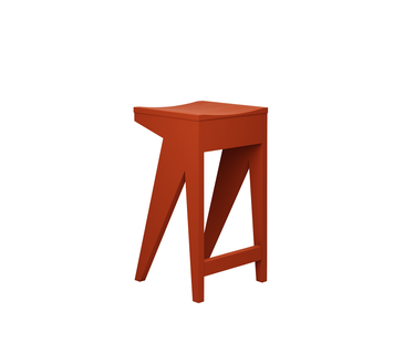 Objekte unserer Tage SCHULZ Barkruk - sienna red - 65 cm