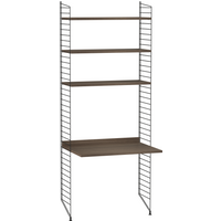 String Furniture Rekcombinatie 1 - Notenhout - zwart