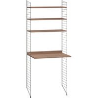 String Furniture Rekcombinatie 1 - Notenhout - dark grey