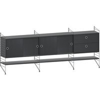 String Furniture Rekcombinatie 6 - zwart - zwart