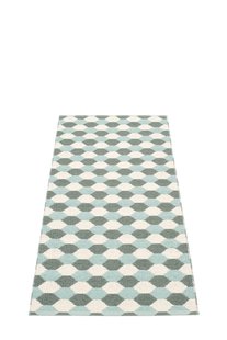 Pappelina Dana Wendevloerkleed - militairgroen - 70 x 160 cm