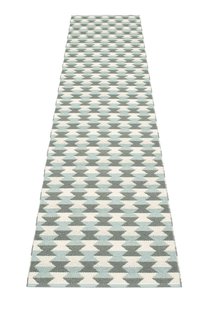 Pappelina Dana Wendevloerkleed - militairgroen - 70 x 400 cm