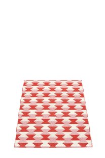 Pappelina Dana Wendevloerkleed - koraalrood - 70 x 100 cm