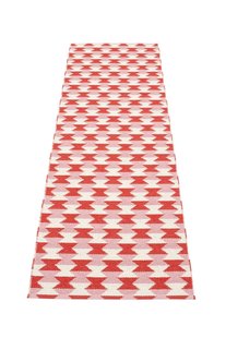 Pappelina Dana Wendevloerkleed - koraalrood - 70 x 250 cm