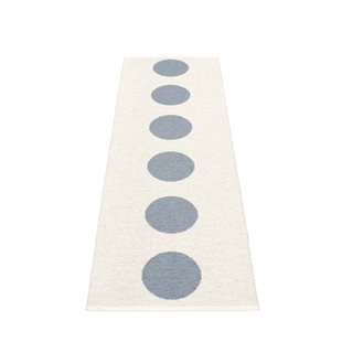 Pappelina Vera vloerkleed - stormgrijs - 70 x 225 cm