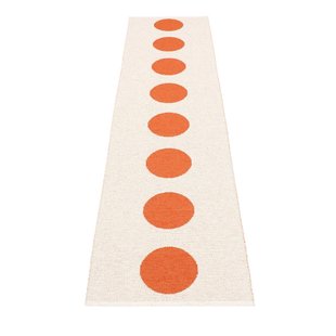 Pappelina Vera vloerkleed - oranje - 70 x 300 cm