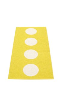 Pappelina Vera vloerkleed - citroengeel - 70 x 150 cm