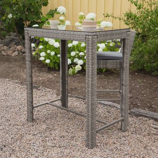 Nohr Outdoor Bartafel 'Rozanne' Wicker, 100 x 60cm