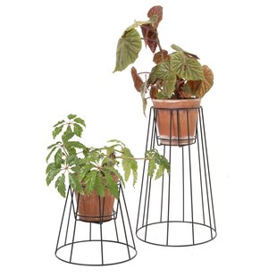 OK Design Cibele plantenstandaard - wit - Hoogte 54 cm