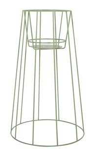 OK Design Cibele plantenstandaard - zeegroen - Hoogte 54 cm