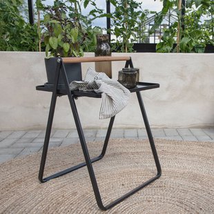 Nohr Outdoor Bijzettafel 'Redell' 43 x 43cm, kleur Zwart