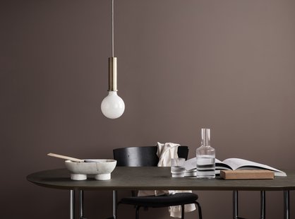 Ferm Living Opal lampenkap - sfeer - wit