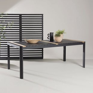 Nohr Tuintafel 'Lynnetta' 200 x 100cm, kleur Zwart