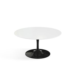 Knoll International Saarinen Outdoor Salontafel - rond - zwart - Ø 107 cm