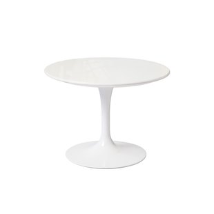 Knoll International Saarinen Outdoor Salontafel - rond - wit - Ø 51 cm