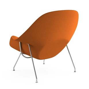 Knoll International Saarinen Womb Fauteuil - Cato - oranje - Chroom - Standaard - Standaard - medium (B/H/T 89x79x79 cm)
