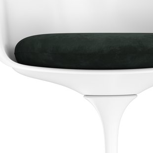 Knoll International Saarinen Tulip Armleunstoel - Eva 169 - cactus - wit