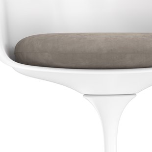 Knoll International Saarinen Tulip Armleunstoel - Eva 177 - beige - wit
