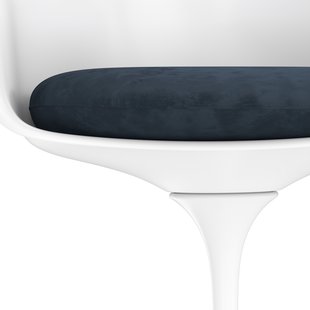 Knoll International Saarinen Tulip Armleunstoel - wit - Eva 170 - notte