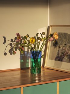 HAY Marokkaanse vaas - blue/green - L