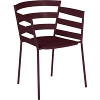 Fermob Rythmic armleunstoel - B9 zwarte kers