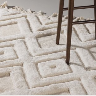 Nohr Vloerkleed 'Brannen' 200 x 300cm, kleur Wit