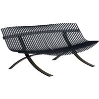 Fermob Charivari Bank - 47 antraciet - drop