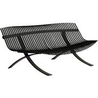 Fermob Charivari Bank - 42 drop - drop