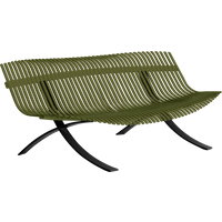 Fermob Charivari Bank - D3 Pesto - drop